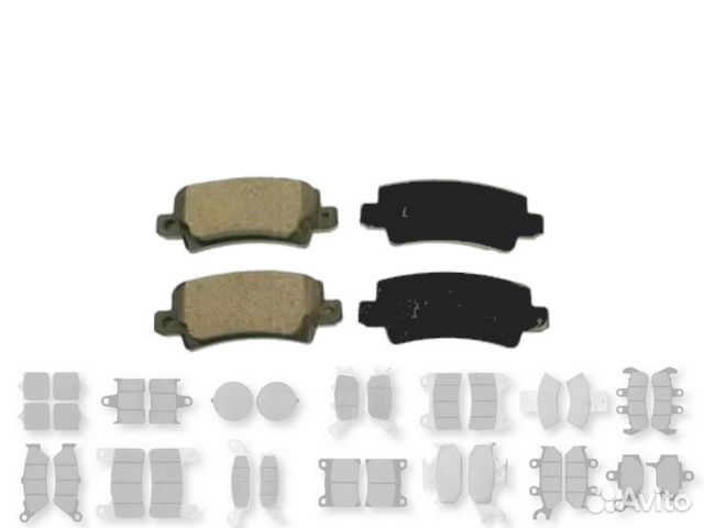 Колодки Toyota Corolla (E120) 00