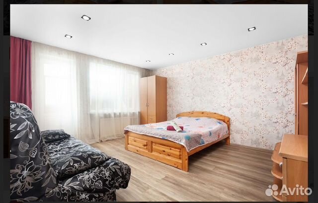 

1-к. квартира, 34 м², 2 кровати