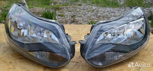 Фара Левая и Правая Форд Фокус 3 (Чёрные)