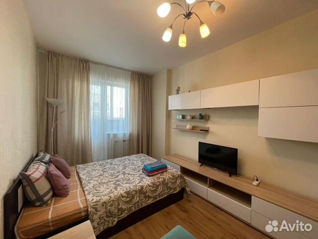 

1-к. квартира, 42 м², 2 кровати