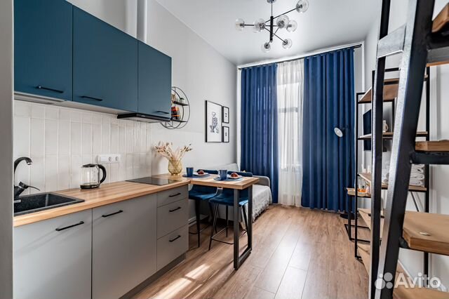 

Квартира-студия, 19 м², 2 кровати