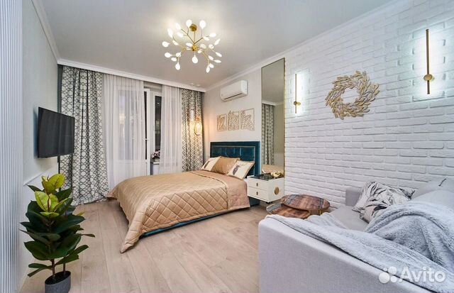 

1-к. квартира, 37 м², 2 кровати
