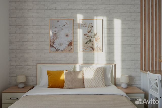 

Квартира-студия, 30 м², 2 кровати