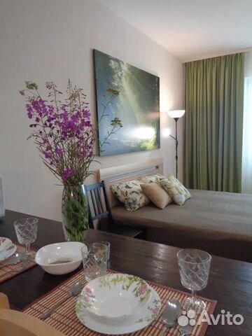

Квартира-студия, 36 м², 1 кровать