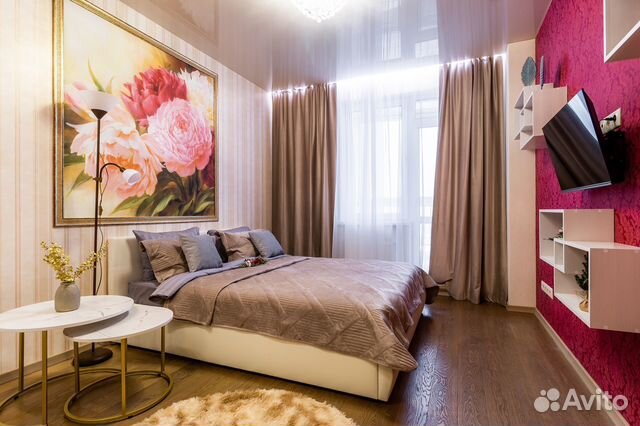 

1-к. квартира, 42 м², 2 кровати