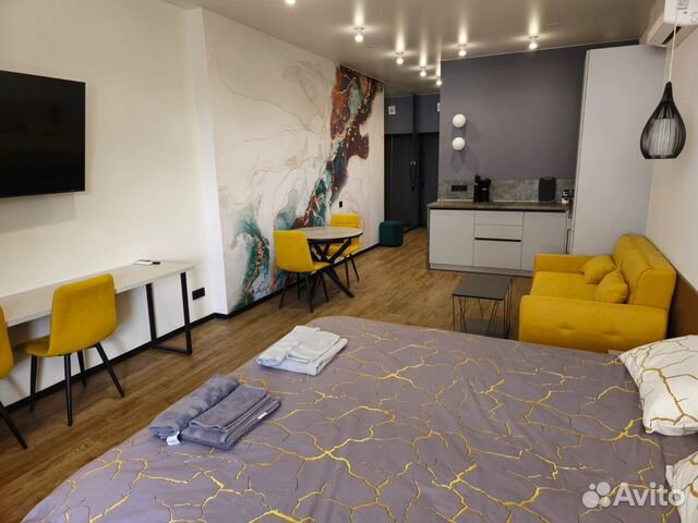 

Квартира-студия, 35 м², 2 кровати