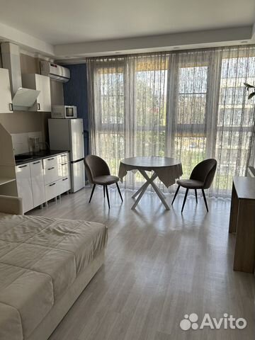 

Квартира-студия, 27 м², 1 кровать