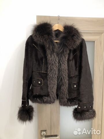 Куртка зимняя натуральных мех и стразы svarovski Куртка зимняя натуральных мех и стразы svarovski