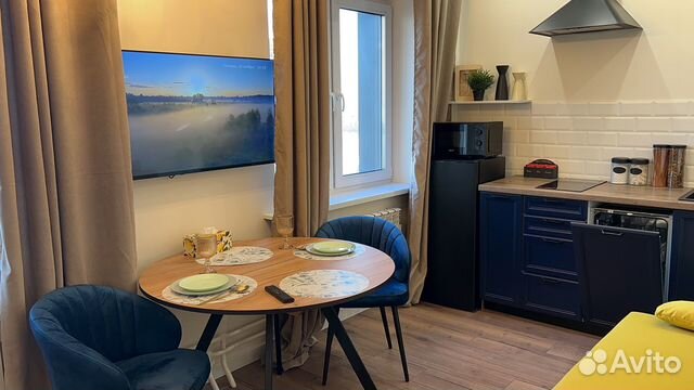 

Квартира-студия, 32 м², 2 кровати