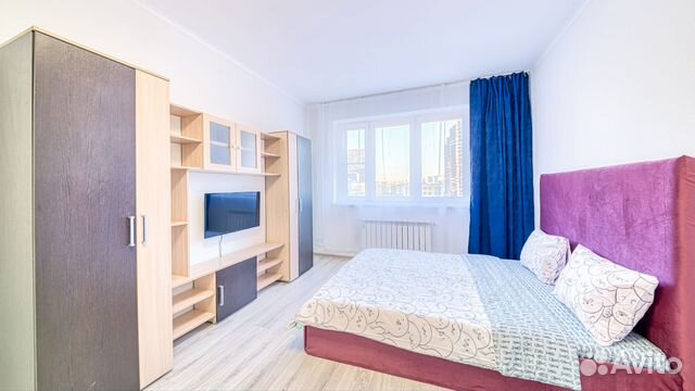 

1-к. квартира, 45 м², 2 кровати