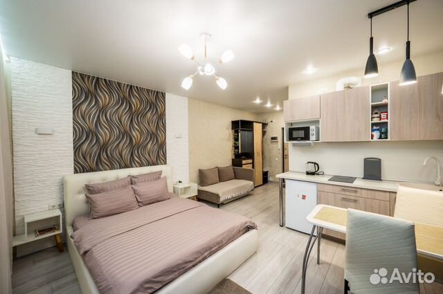 

Квартира-студия, 27 м², 2 кровати