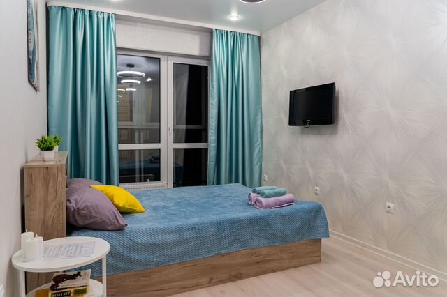 

1-к. квартира, 44 м², 2 кровати