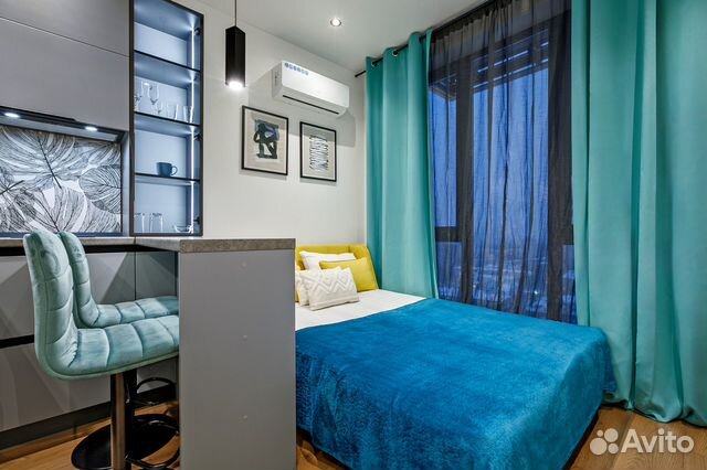 

Квартира-студия, 18 м², 1 кровать