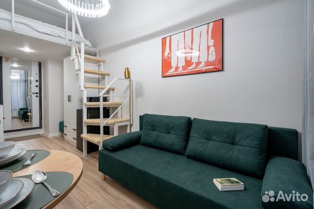 

Квартира-студия, 18 м², 2 кровати