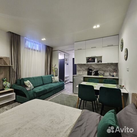 

Квартира-студия, 25 м², 2 кровати