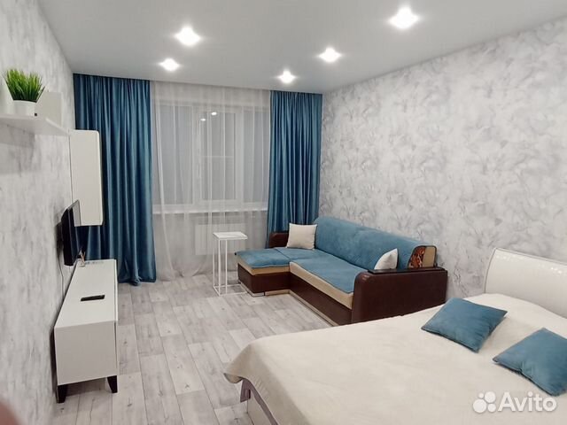 

1-к. квартира, 44 м², 2 кровати