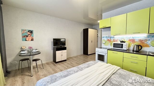 

1-к. квартира, 24 м², 2 кровати