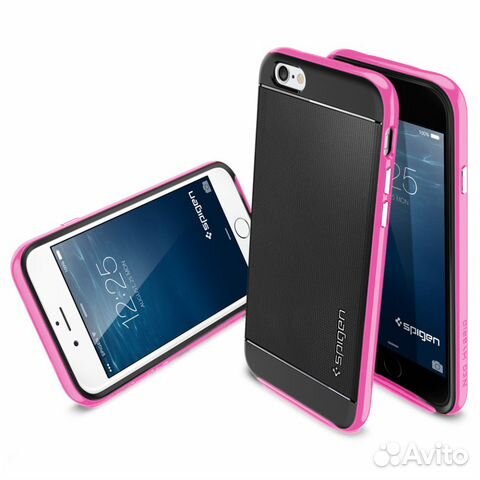84012373227 Ударопрочный чехол Neo Hybrid iPhone 6/6s, розовый