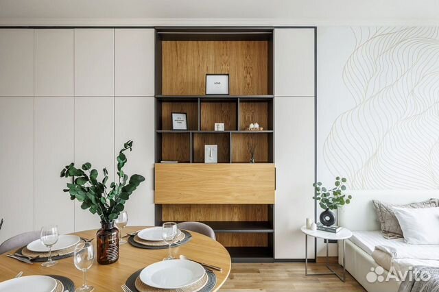 

Квартира-студия, 54,5 м², 2 кровати