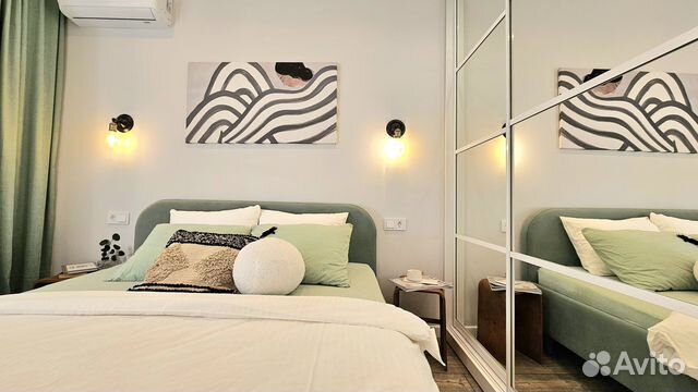 

1-к. квартира, 40 м², 2 кровати