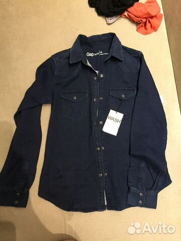 Новая джинсовая рубашка GAP и новое платье