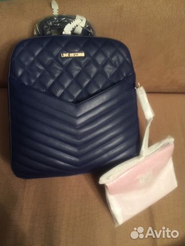 Рюкзак Love Moschino оригинал, новый, фурнитура уп