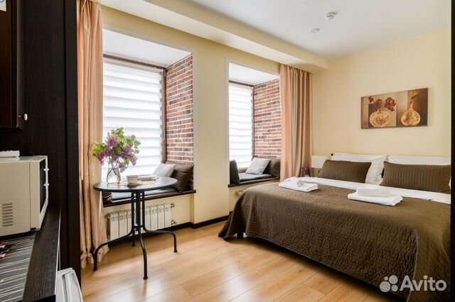 

Квартира-студия в апарт-отеле, 16 м², 2 кровати
