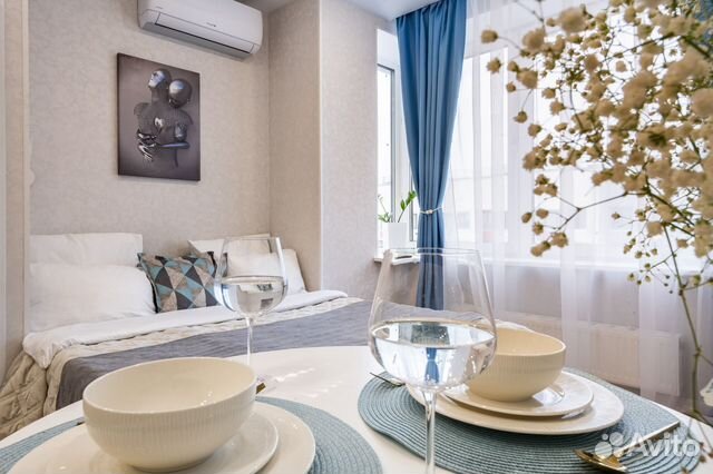 

Квартира-студия, 23 м², 2 кровати