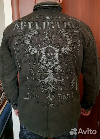 Нов.мужская куртка от Affliction Window Pane