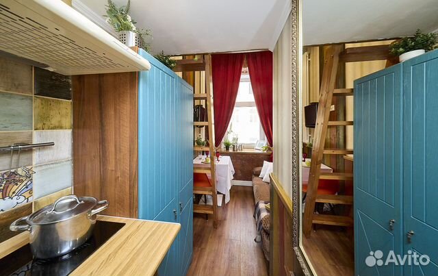 

Квартира-студия, 17 м², 2 кровати