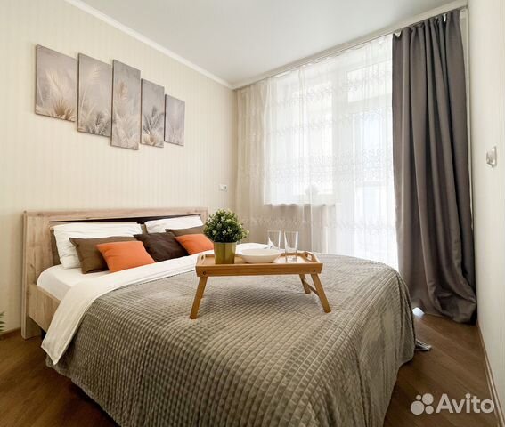 

1-к. квартира, 45 м², 3 кровати