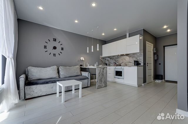 

Квартира-студия, 46,7 м², 2 кровати