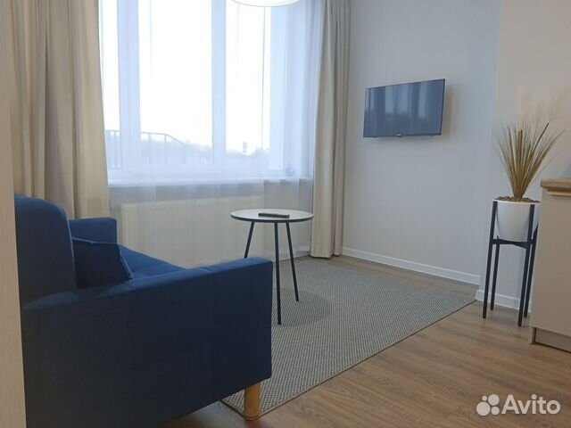

Квартира-студия, 46 м², 2 кровати