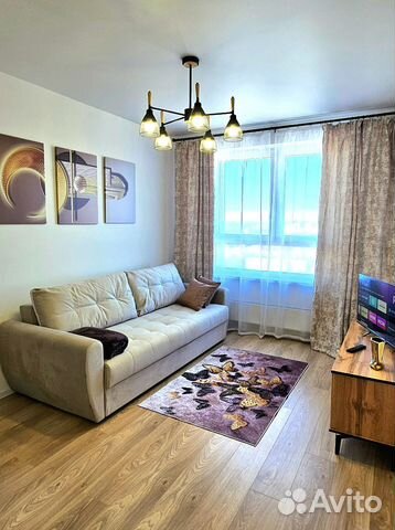 

1-к. квартира, 38 м², 3 кровати