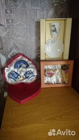 Подарочный набор Фарфор чашка блюдце