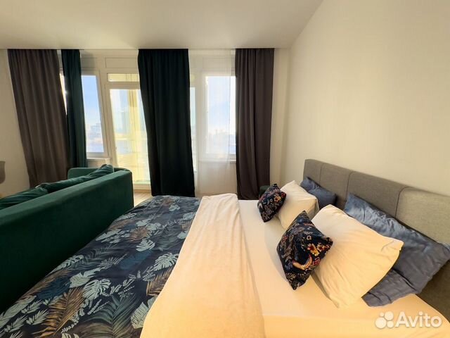 

Квартира-студия, 40 м², 2 кровати