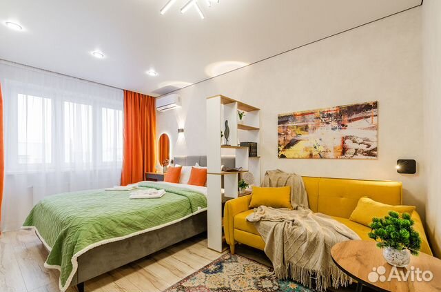 

1-к. квартира, 41 м², 2 кровати