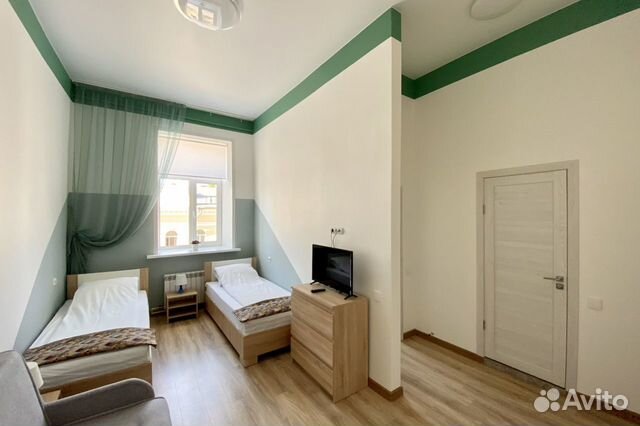 

Квартира-студия, 45 м², 3 кровати