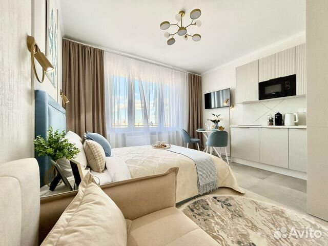 

Квартира-студия, 24 м², 2 кровати