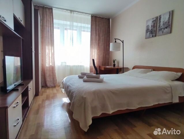 

1-к. квартира, 36 м², 2 кровати