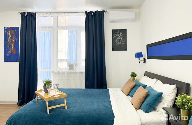 

Квартира-студия, 35 м², 2 кровати