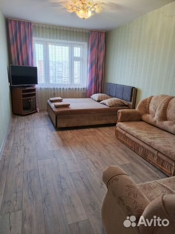 

1-к. квартира, 44 м², 3 кровати