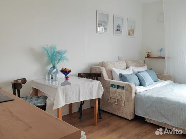 

Квартира-студия, 24 м², 2 кровати