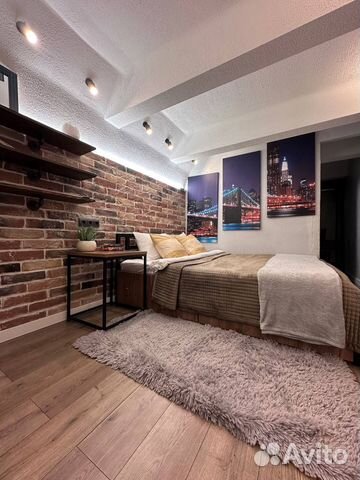 

Квартира-студия, 30 м², 2 кровати