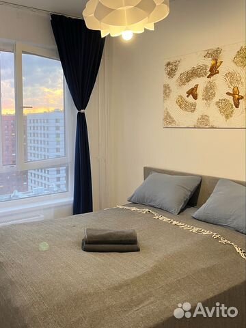 

1-к. квартира, 42 м², 2 кровати