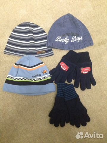 3 шапки и перчатки H&M 3 шапки и перчатки H&M