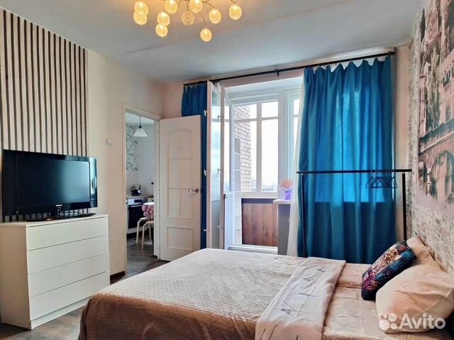 

1-к. квартира, 33 м², 2 кровати