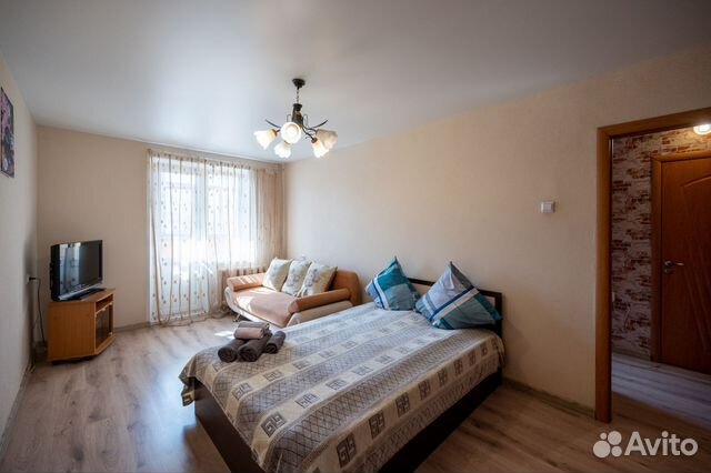 

1-к. квартира, 40 м², 3 кровати