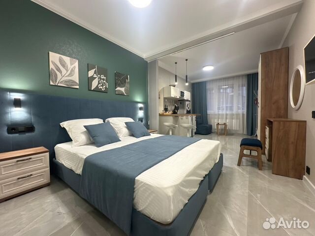 

Квартира-студия, 25 м², 2 кровати