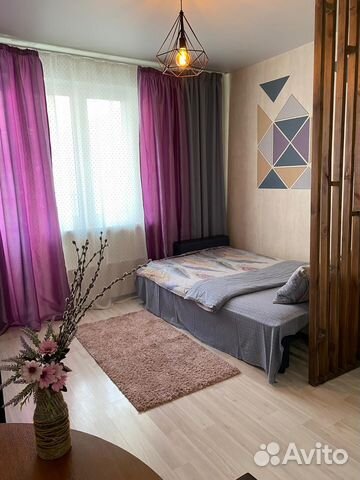 

Квартира-студия, 35 м², 2 кровати